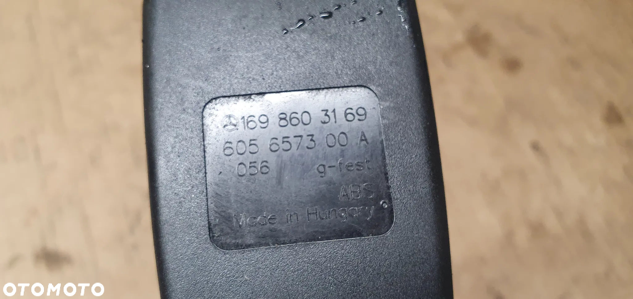 Zapinka pasa lewy tył tylna lewa Mercedes W169 1698603169 - 4