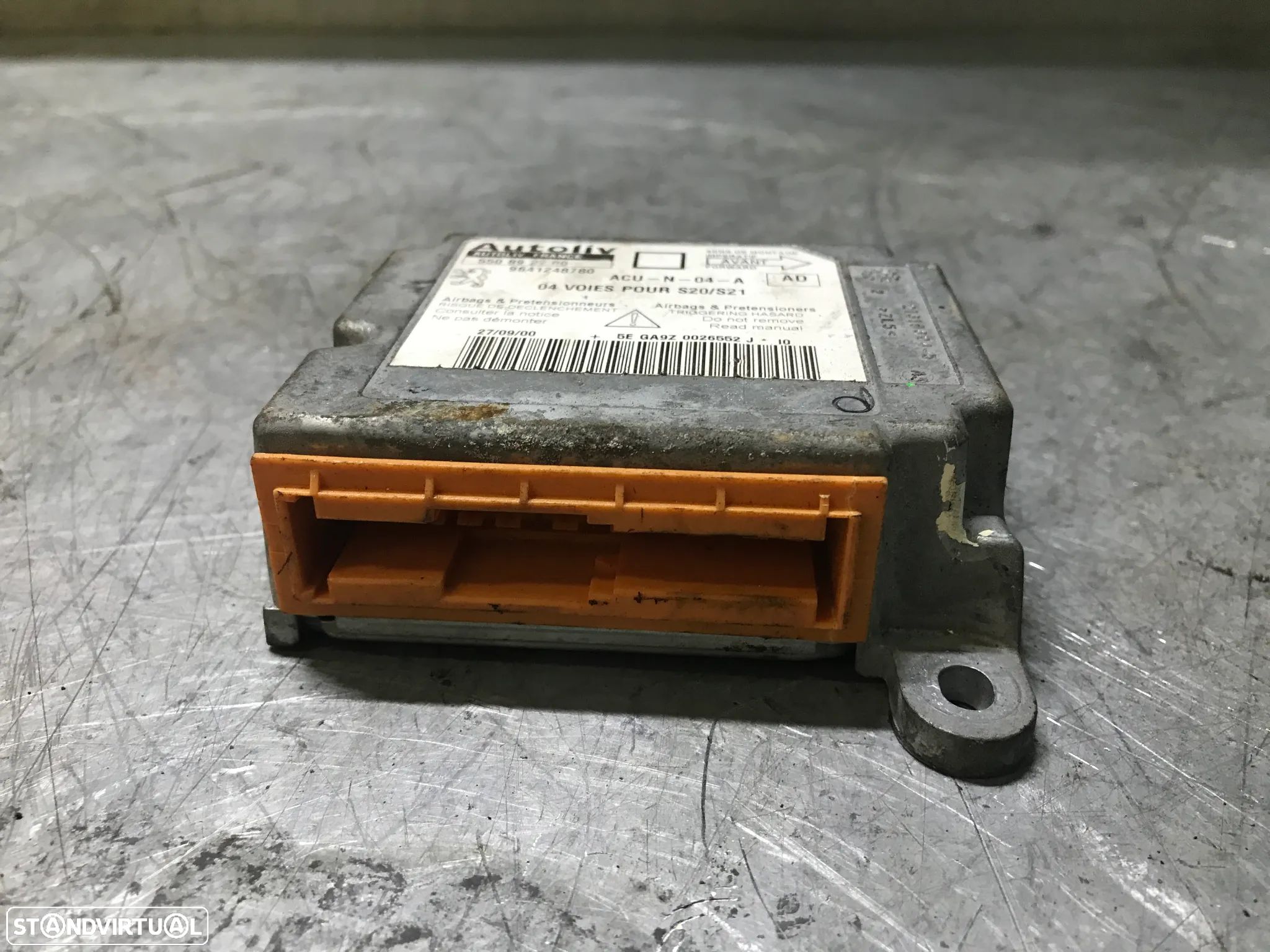 CENTRALINA DO AIRBAG PEUGEOT 106 REF. 9641248780 550892700 - 1