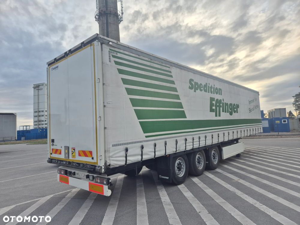 Krone BURTY podnoszona oś BEZ RDZY STANDARD / OPONY 70% / STAN BARDZO DOBRY / OD PIERWSZEGO WŁAŚCICIELA / PALECIARA / TOP / sprowadzona z Niemiec !! - 3