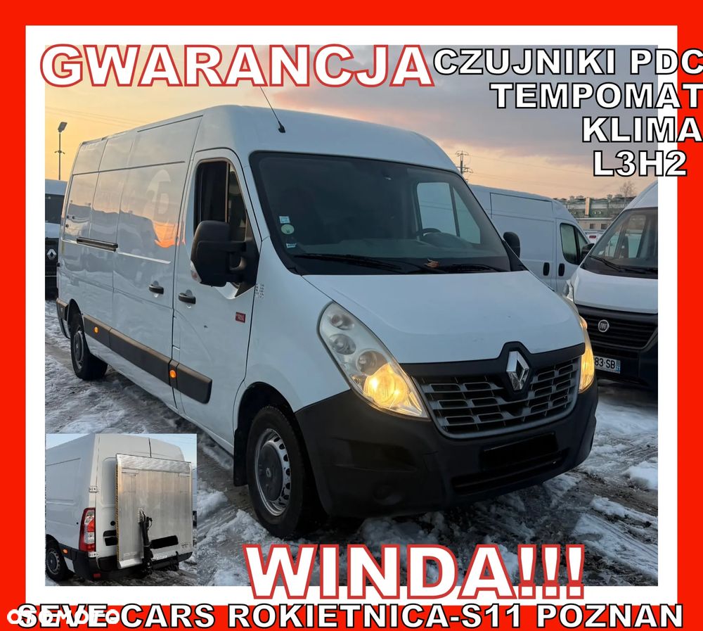 Renault MASTER L3H2 GWARANCJA, klima, tempomat czujniki pdc - 1