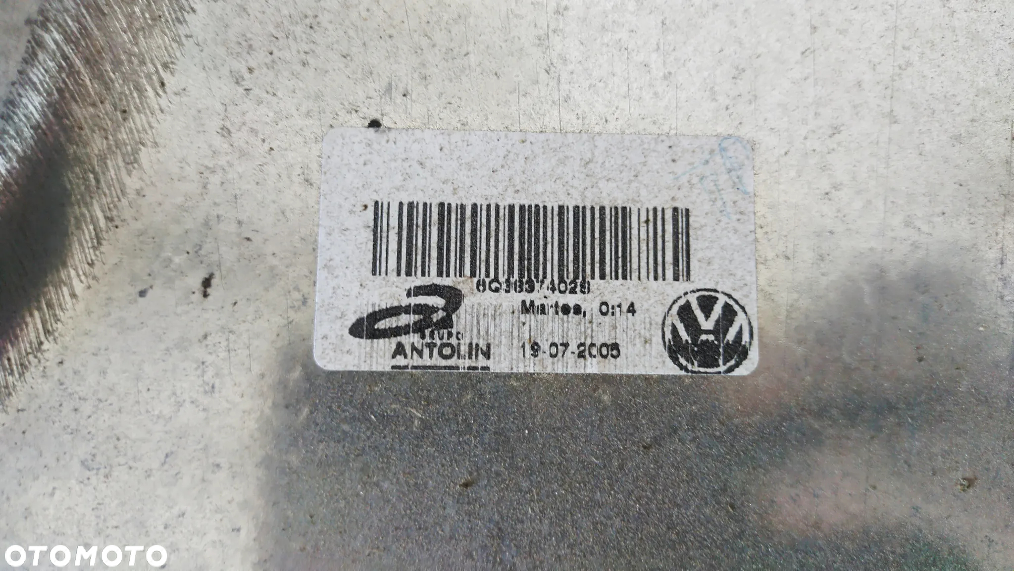PODNOŚNIK SZYBY PRZÓD PRAWY VW  603837756A - 4