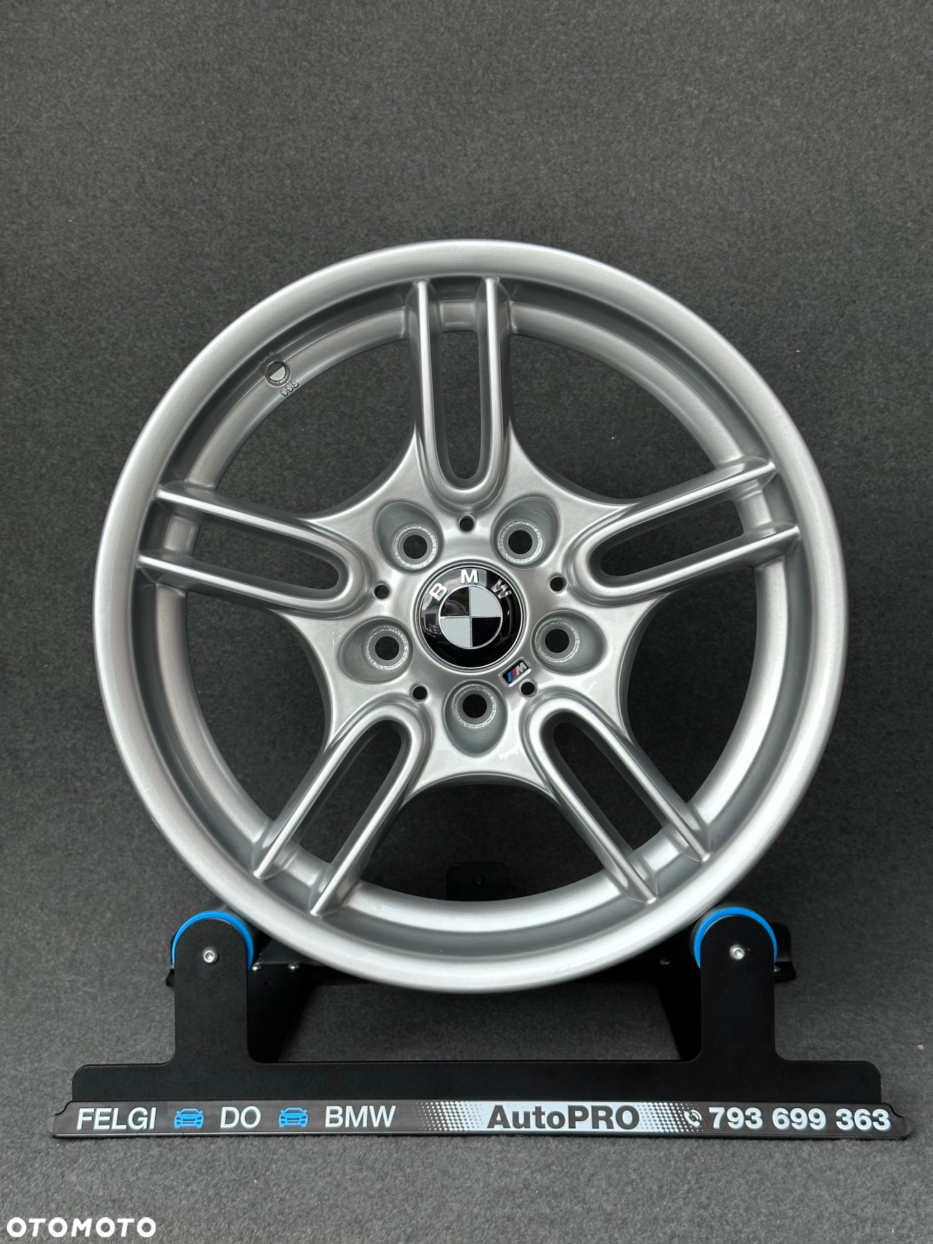 ORYGINALNE FELGI do BMW 5x120 Styling66 srebrne - 7