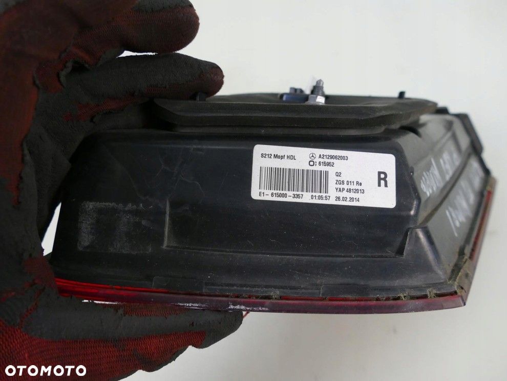 MERCEDES E KL. W212 LIFT KOMBI PRAWA TYLNA LAMPA LED KLAPA A2129062003 - 4