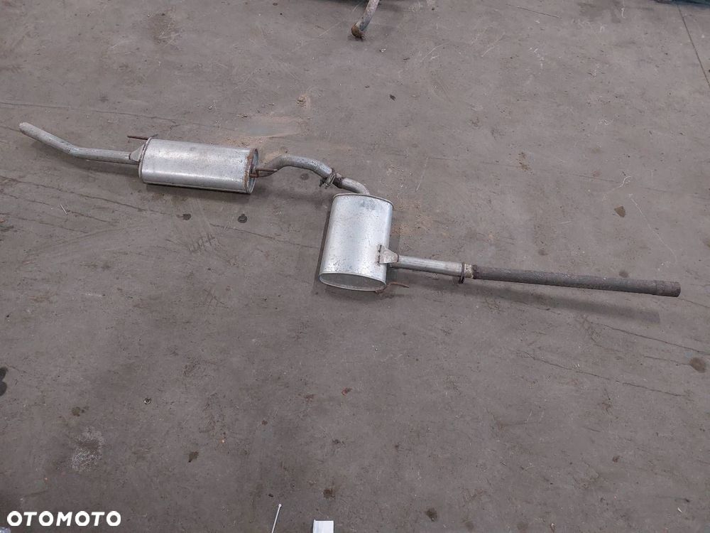 TŁUMIK WYDECH ŚRODKOWY + KOŃCOWY VOLKSWAGEN PASSAT B3 2.0 8V - 1