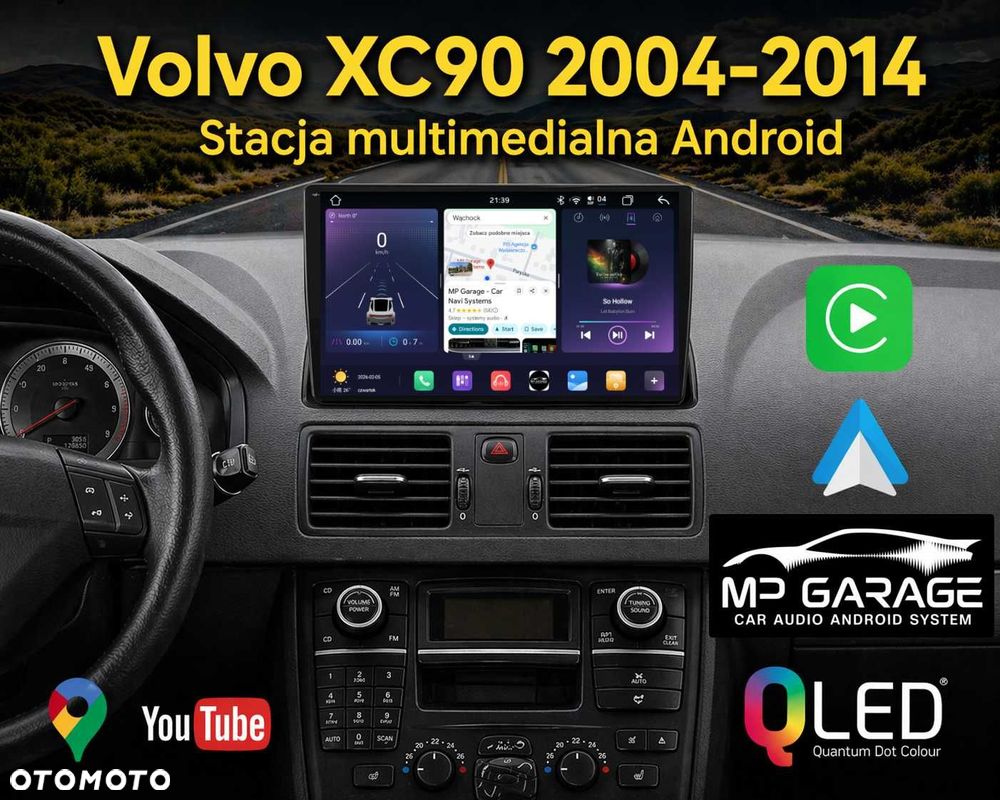 Radio Nawigacja Volvo XC90 Android_14 CarPlay AndroidAuto Qled LTE Montaż Gwarancja! - 1