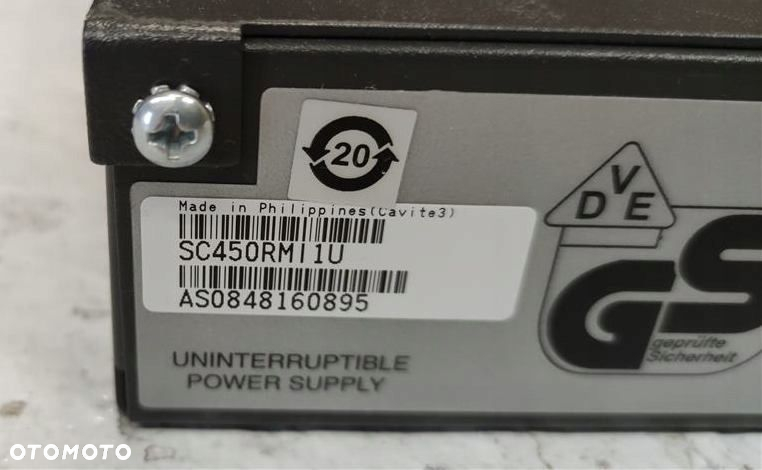 ZASILACZ AWARYJNY UPS INTERAKTYWNY APC SC450RMI - 7