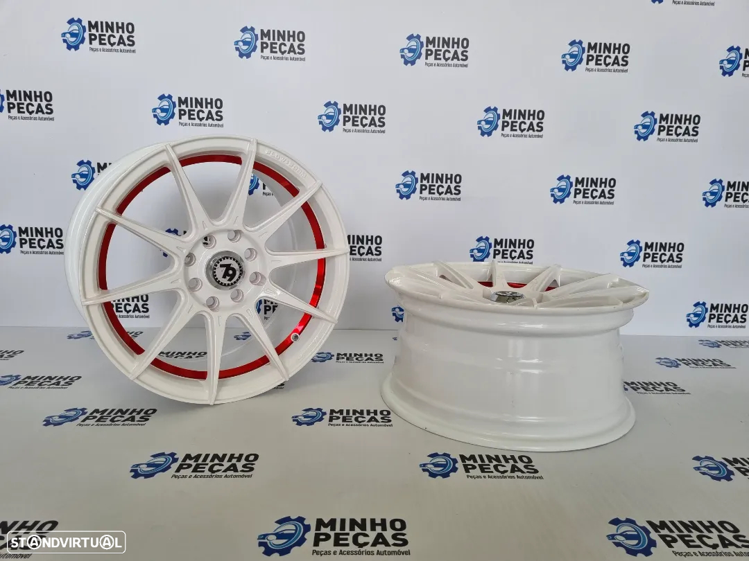 Jantes Seventy9 (SCF-F) em 15" Brancas Red Lip - 4