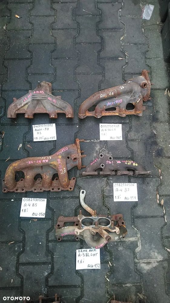 W-wa VW VOLKSWAGEN AUDI KOLEKTOR WYDECHOWY - 24