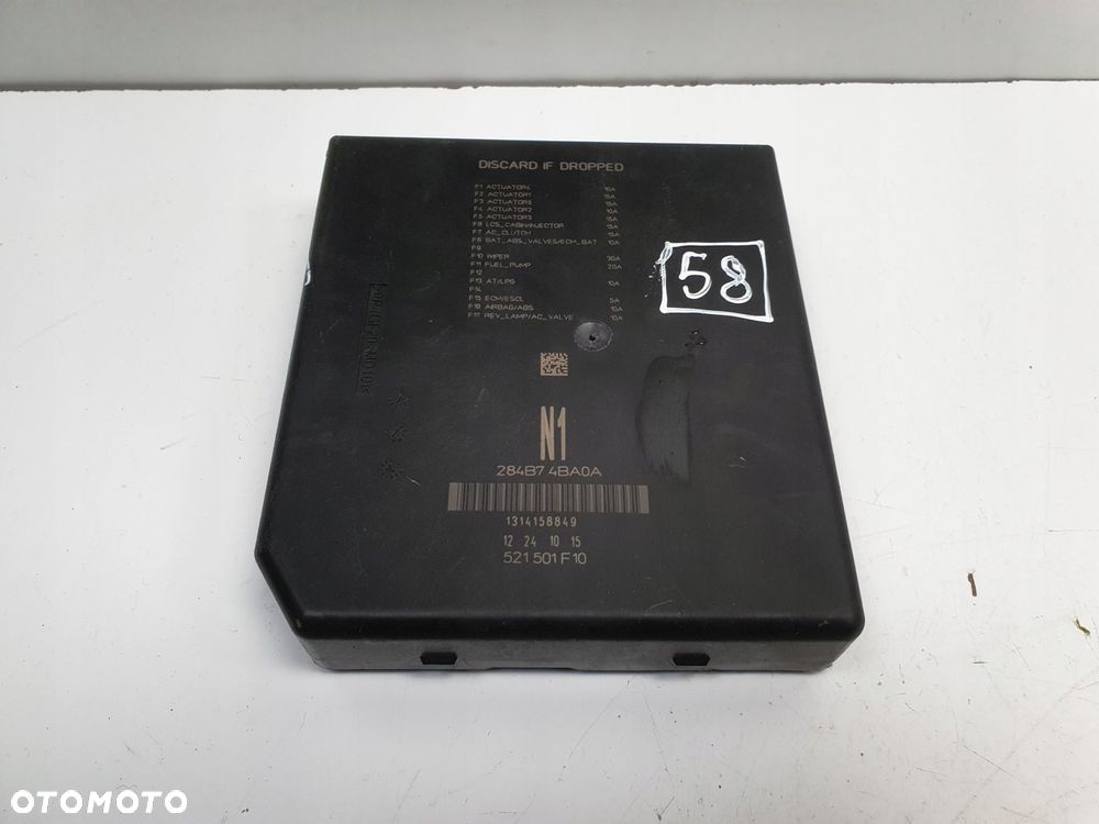 Nissan Qashqai II J10 MODUŁ BSI Sterownik skrzynka bezpieczników 284B74BA0A - 2