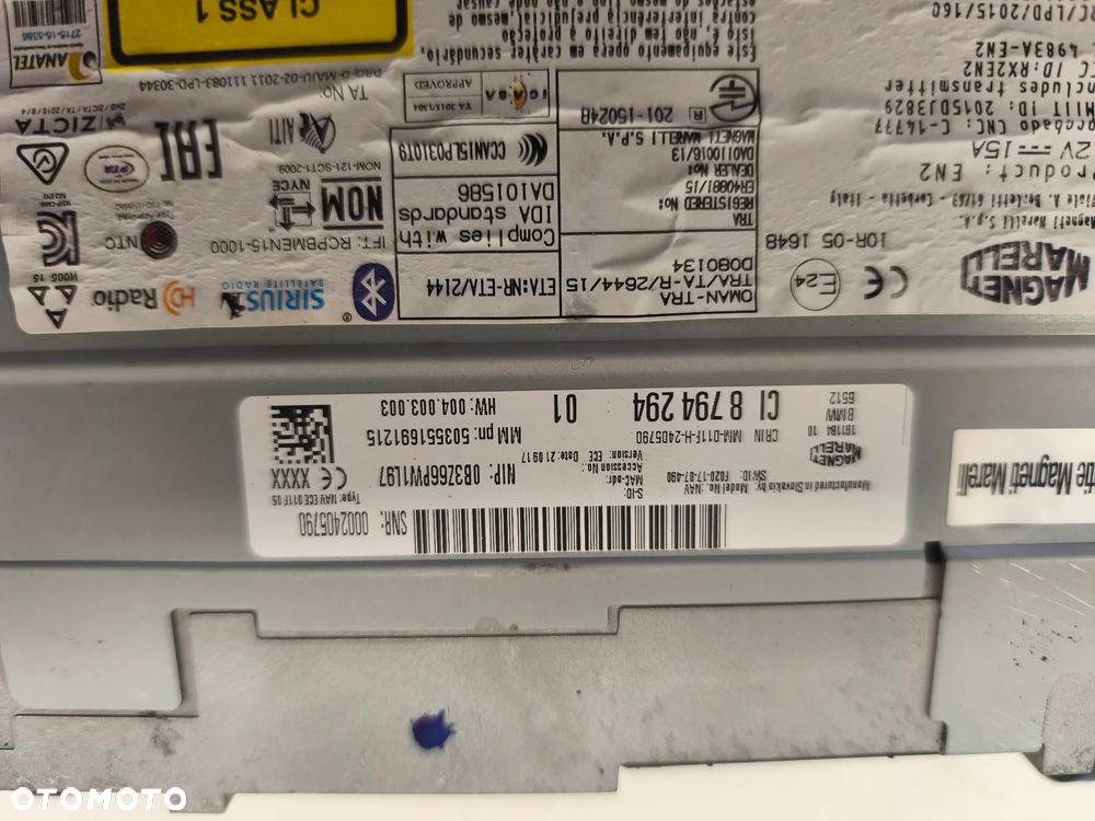 RADIO NAWIGACJA CZYTNIK 8794294 MINI COOPER ONE F56 - 3