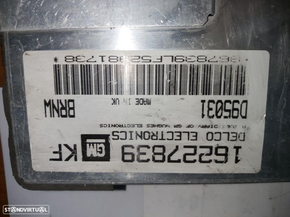 Centralina Opel Corsa-b Tigra 1.4i 16v  X14XE  Ref: 16227839 - 3