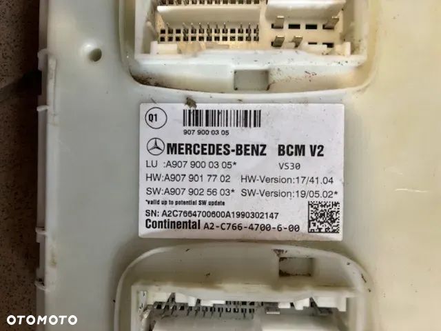 MODUŁ STEROWNIK SAM BCM MERCEDES SPRINTER 907 A9079000305 - 2