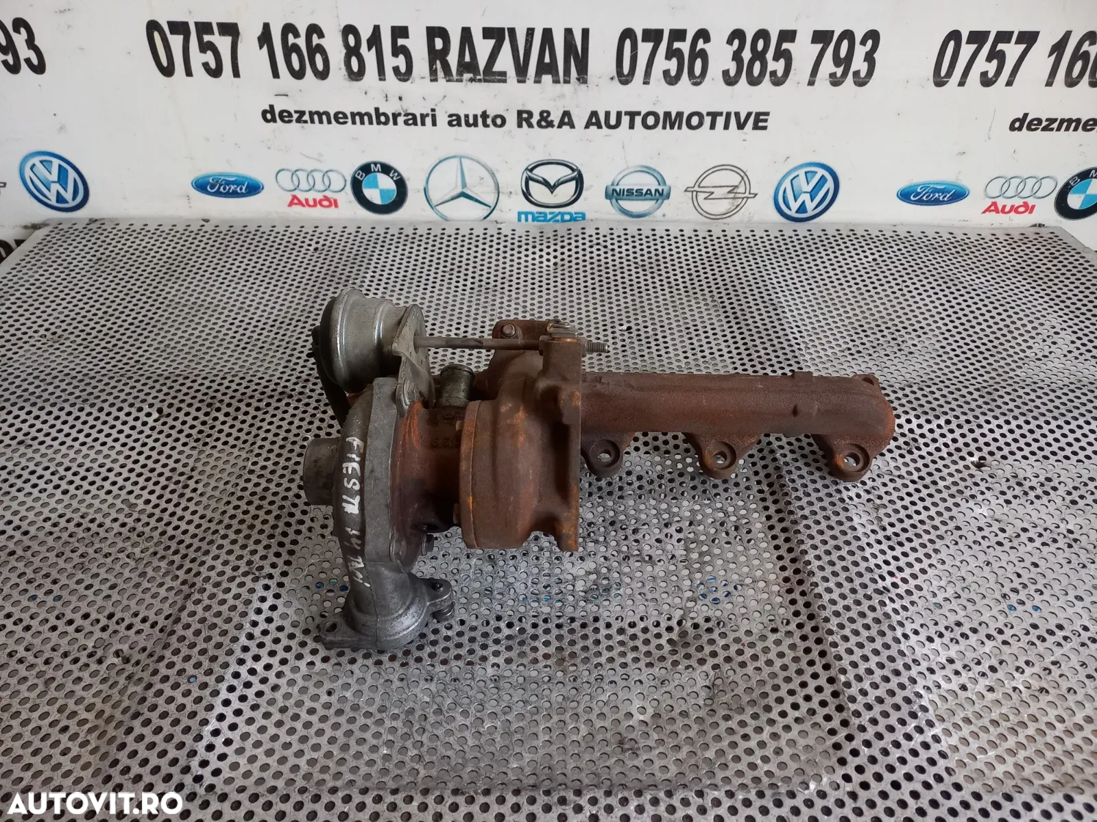 Turbo Turbina Citroen Peugeot Ford 1.4 Hdi Tdci Fiesta C1 C2 Fusion 206 307 An 2002,2003,2004,2005, - 2