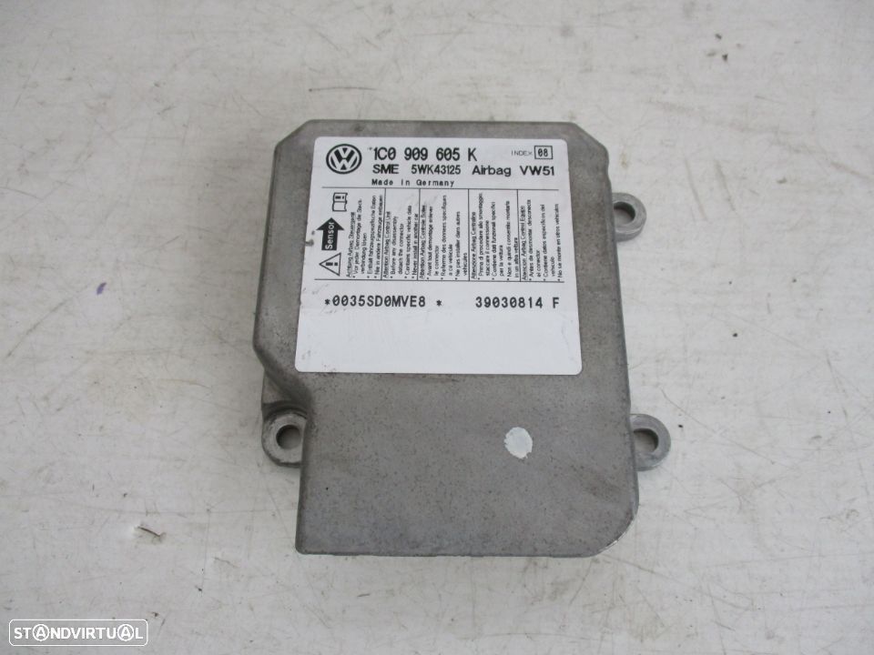 Centralina Airbag VW Volkswagen Polo 2002 a 2009 - 1