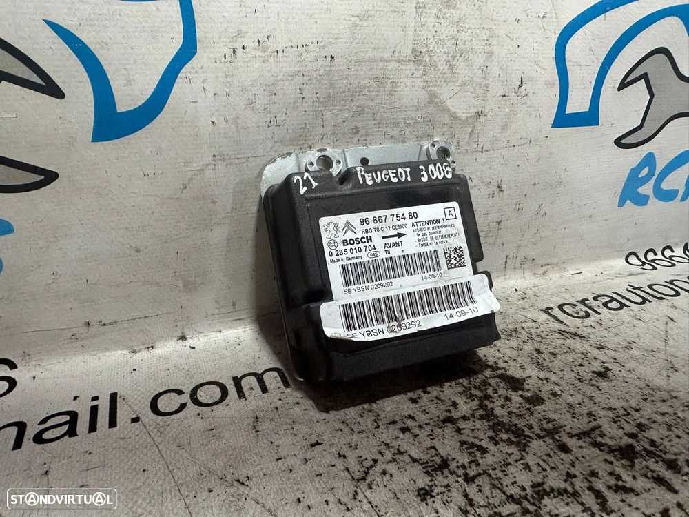 .Módulo Centralina Airbag SRS Original PSA Peugeot Citroen 9666775480 2009 - 2016 - 3