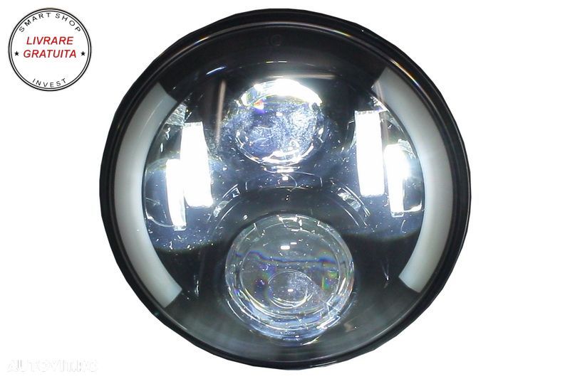 Faruri Full LED CREE Jeep Wrangler JK (2007-2017) Mercedes G-Class W463 (1989-2017- livrare gratuita - 4