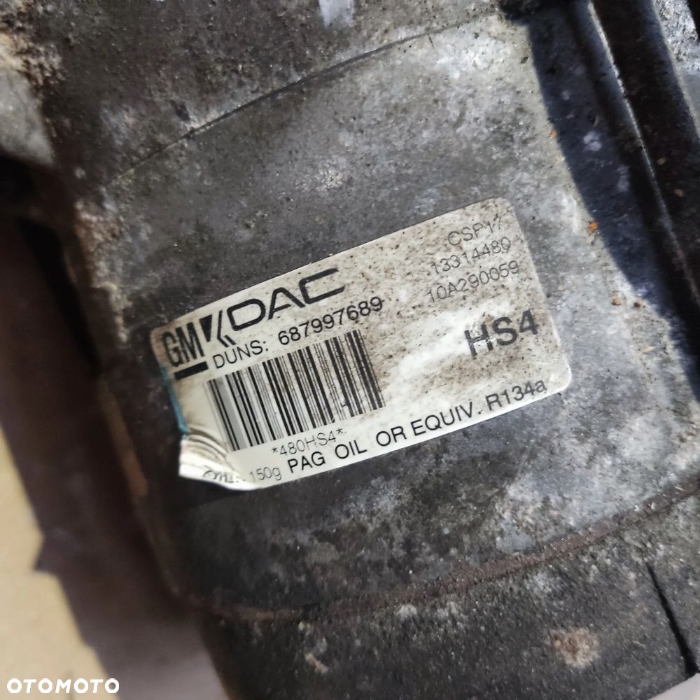 OPEL INSIGNIA A CHEVROLET CRUZE ORLANDO 1.8 A18XER KOMPRESOR SPRĘŻARKA KLIMATYZACJI 687997689