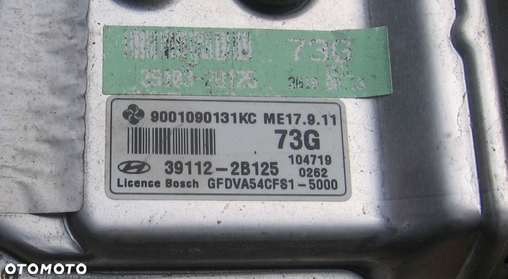 39112-2B125 komputer sterownik 1.4 16V HYUNDAI I30 - 3