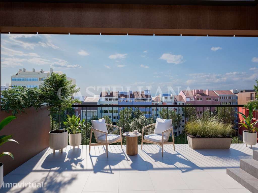 Apartamento T2 com área exterior e garagem no Areeiro, Lisboa - Grande imagem: 5/46
