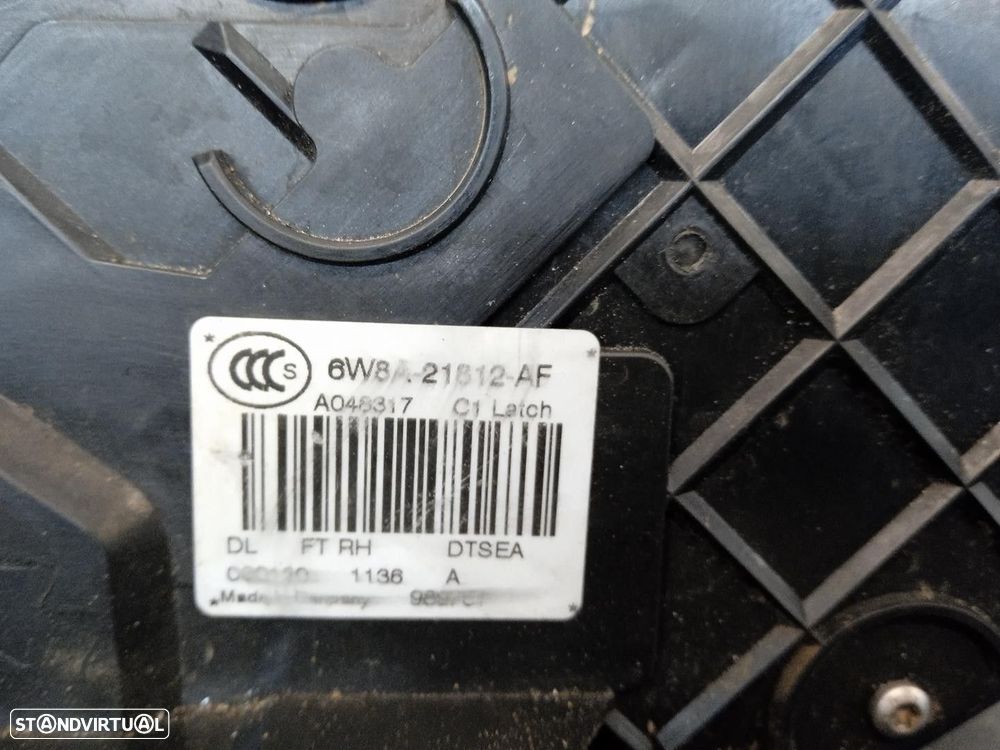 FECHADURA PORTA FRONTAL DIREITA LAND ROVER DISCOVERY IV 2020 -6W8A21812AF - 3