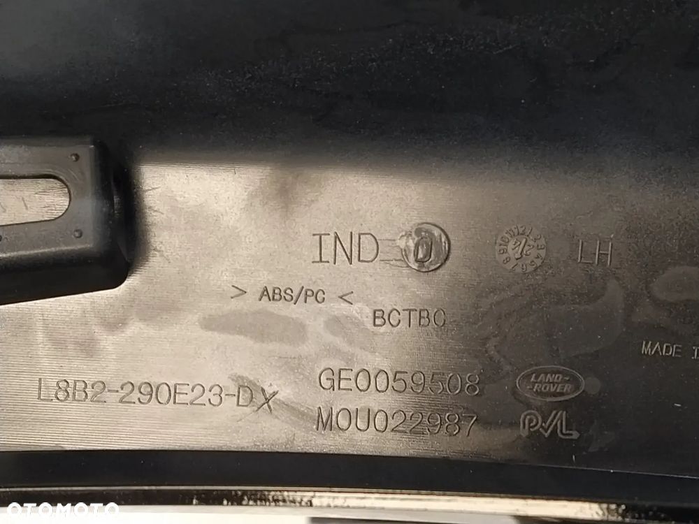 LAND ROVER DEFENDER L663 NAKŁADKA LISTWA BŁOTNIKA LEWA PRAWA TYŁ TYLNA USA + ZACZEPY MOCOWANIE NOWY ORYGINAŁ - 13