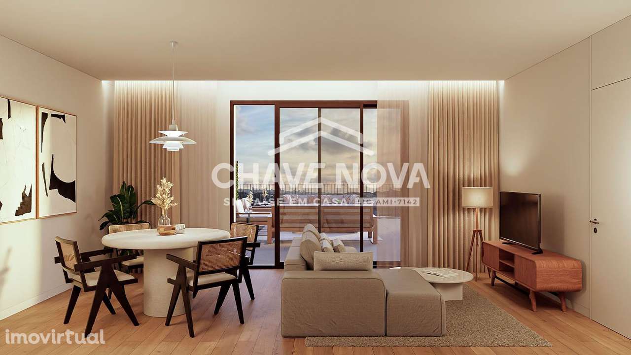 T3 Novo c/ Varanda e Lugar de Garagem em Valbom, Gondomar - Grande imagem: 3/9