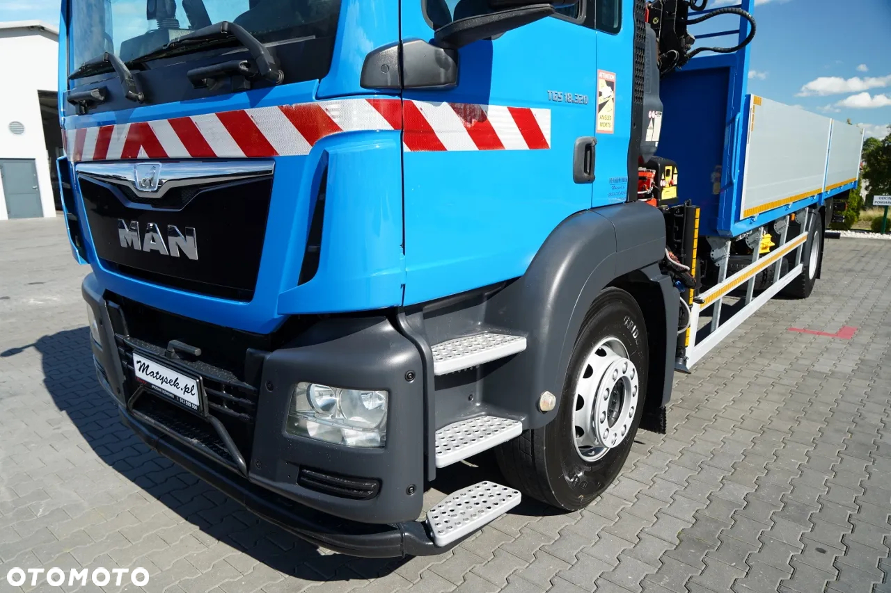 MAN TGS 18.320 / 4x2 / BURTOWY - 6,8 M + HDS FASSI F135 / wysów : 8 m / MOCNA PODŁOGA / STEROWANIE RADIOWE / ROTATOR / SPROWADZONY - 15