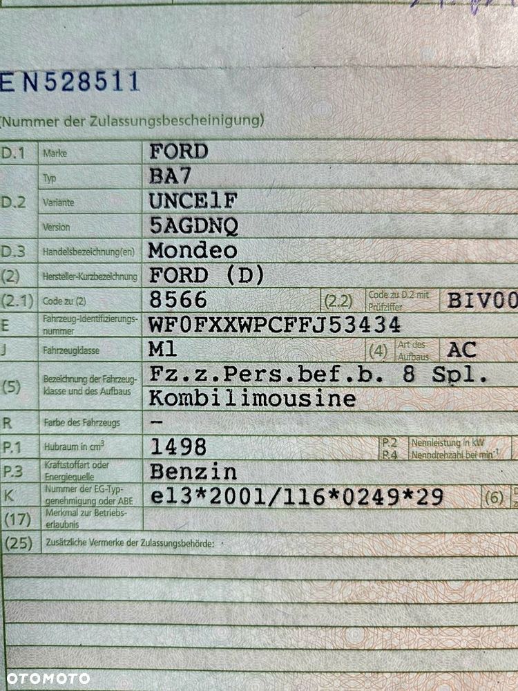 Ford Mondeo 1.5 EcoBoost STart-Stopp Trend - 13