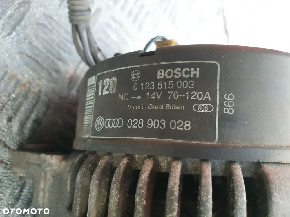 ALTERNATOR VW PASSAT B5 1.9 TDI OCTAVIA AUDI A4 0123515003 028903028 120A - 3