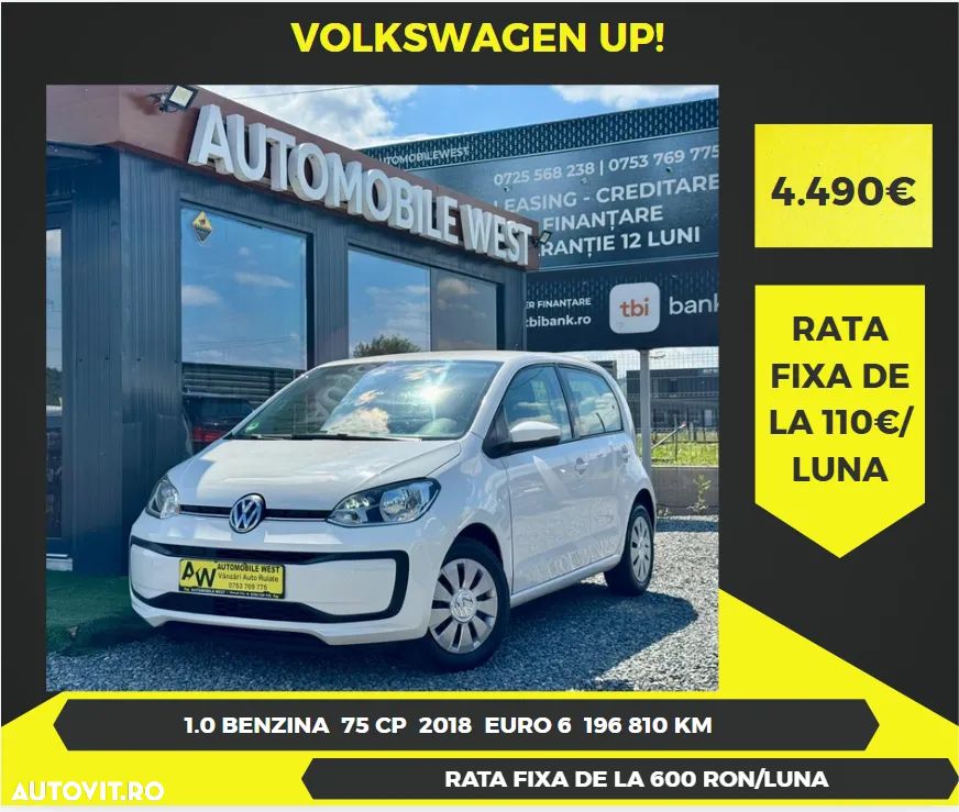Volkswagen up! 1.0 White - 1