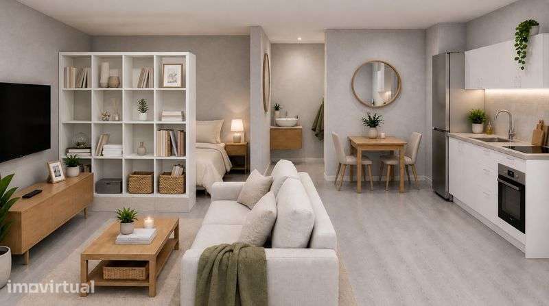 Estudio Ericeira com vista mar + logradouro – excelente investimento - Grande imagem: 4/7