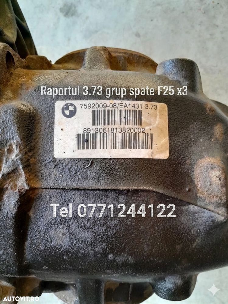 Grup Spate BMW X3 F25 / X4 F26 xDrive - Raport 3.73 - Perfect Funcțional - 1