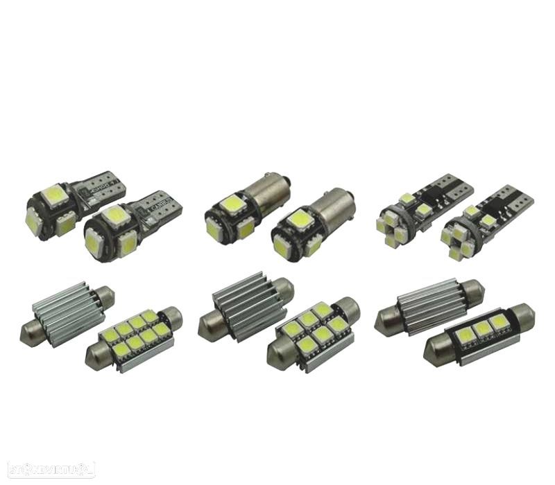 KIT COMPLETO DE 13 LÂMPADAS LED INTERIOR PARA VOLKSWAGEN VW GOLF 7R MK7 GOLF R MKVII 2014-2016 - 1