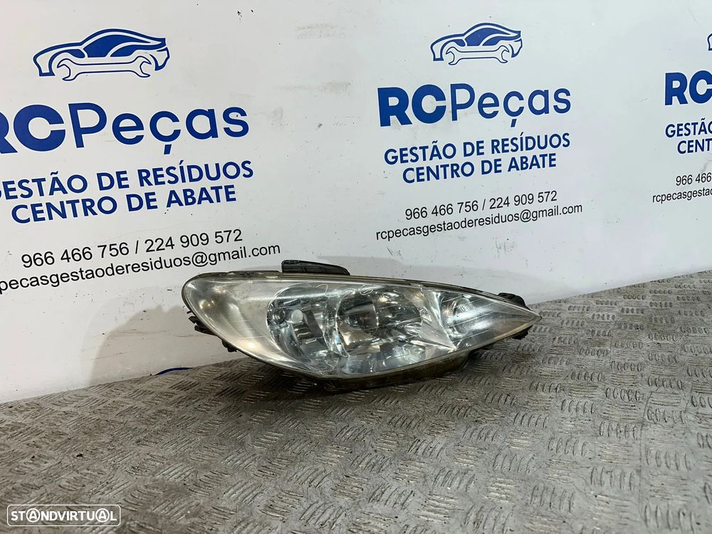 .Otica Oticas Farol Direita Esquerda Peugeot 206 Original - 9