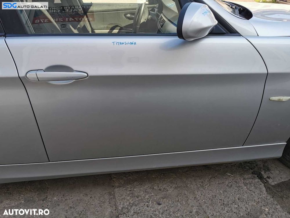Usa Usi Portiera Portiere Dreapta Fata BMW Seria 3 E90 E91 2004 - 2011 Culoare 354/7 Titansilber Metallic [0562] - 1