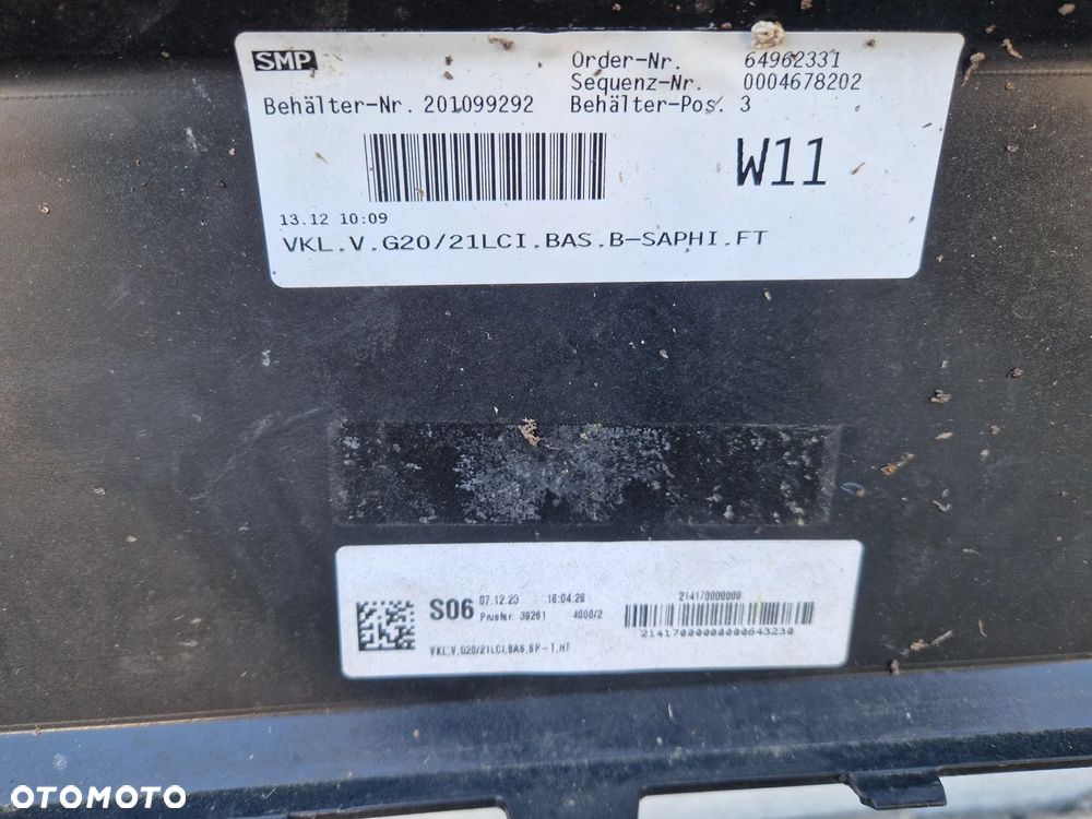 Zderzak BMW seria 3 G20 G21 lift lci - 10