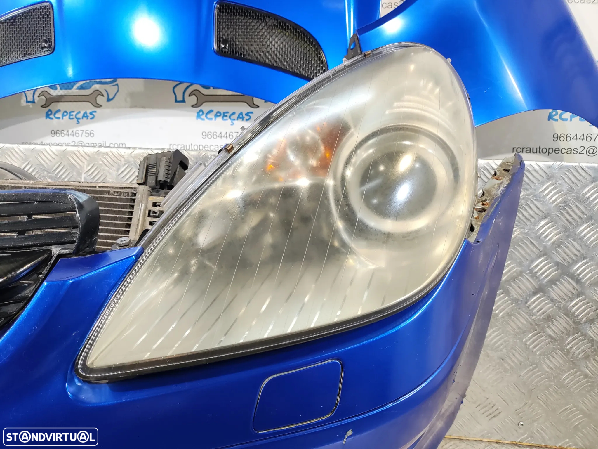 .FRENTE COMPLETA MERCEDES BENZ SLK R171 CAPOT PARACHOQUES GUARDA-LAMAS OTICAS RADIADOR VENTILADOR FRENTE FIBRA REFORÇO - 11
