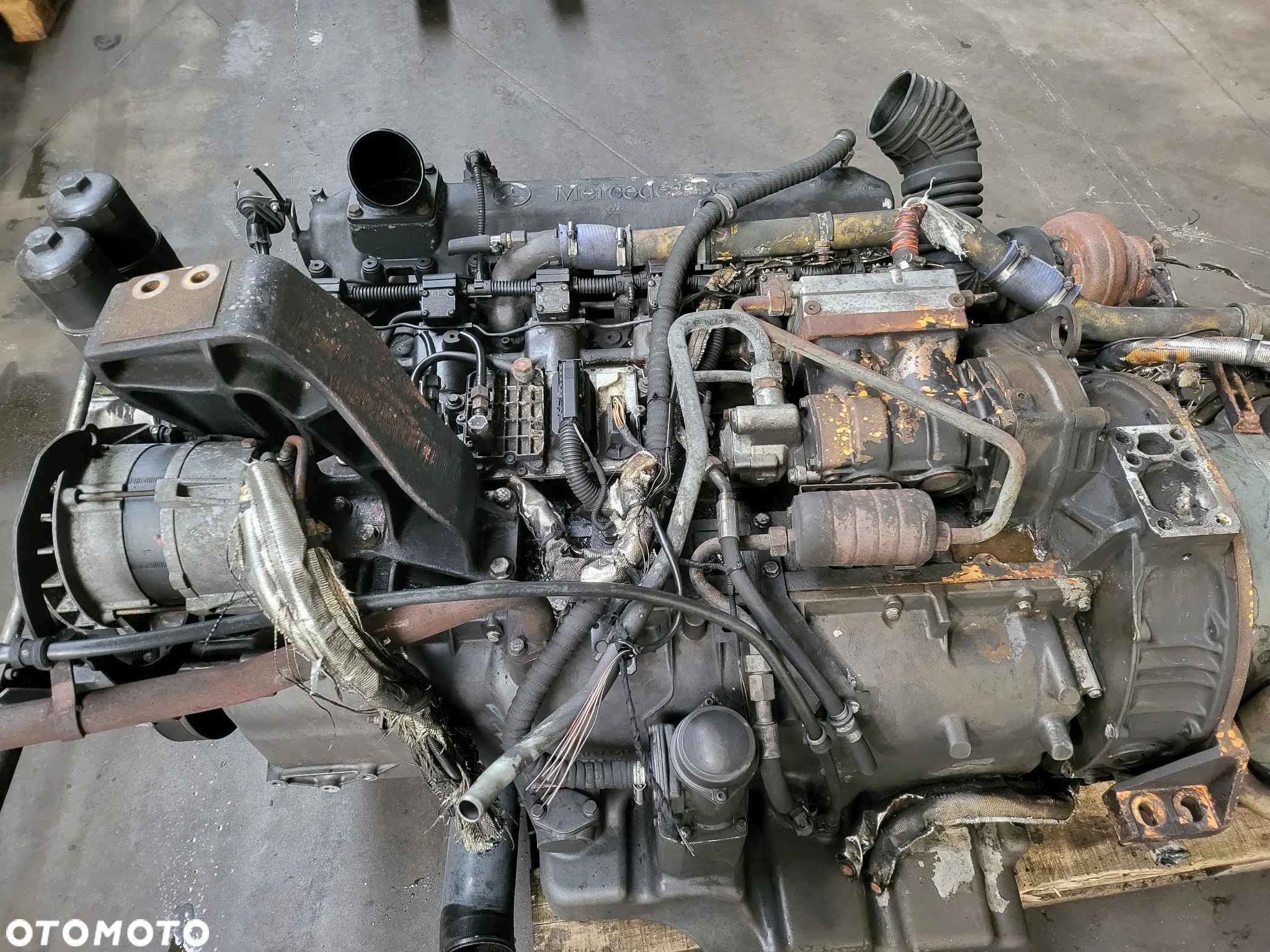 Silnik leżący OM457hLA III autobus Mercedes - 3