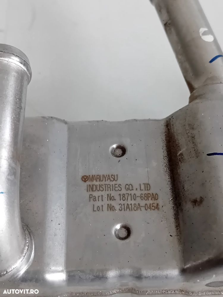 Racitor Gaze Egr Suzuki Ignis 3 Motor 1.2 Benzina K12C An 2016-20 Cu 20.000 Km Cod 18710-68PA0 - 7