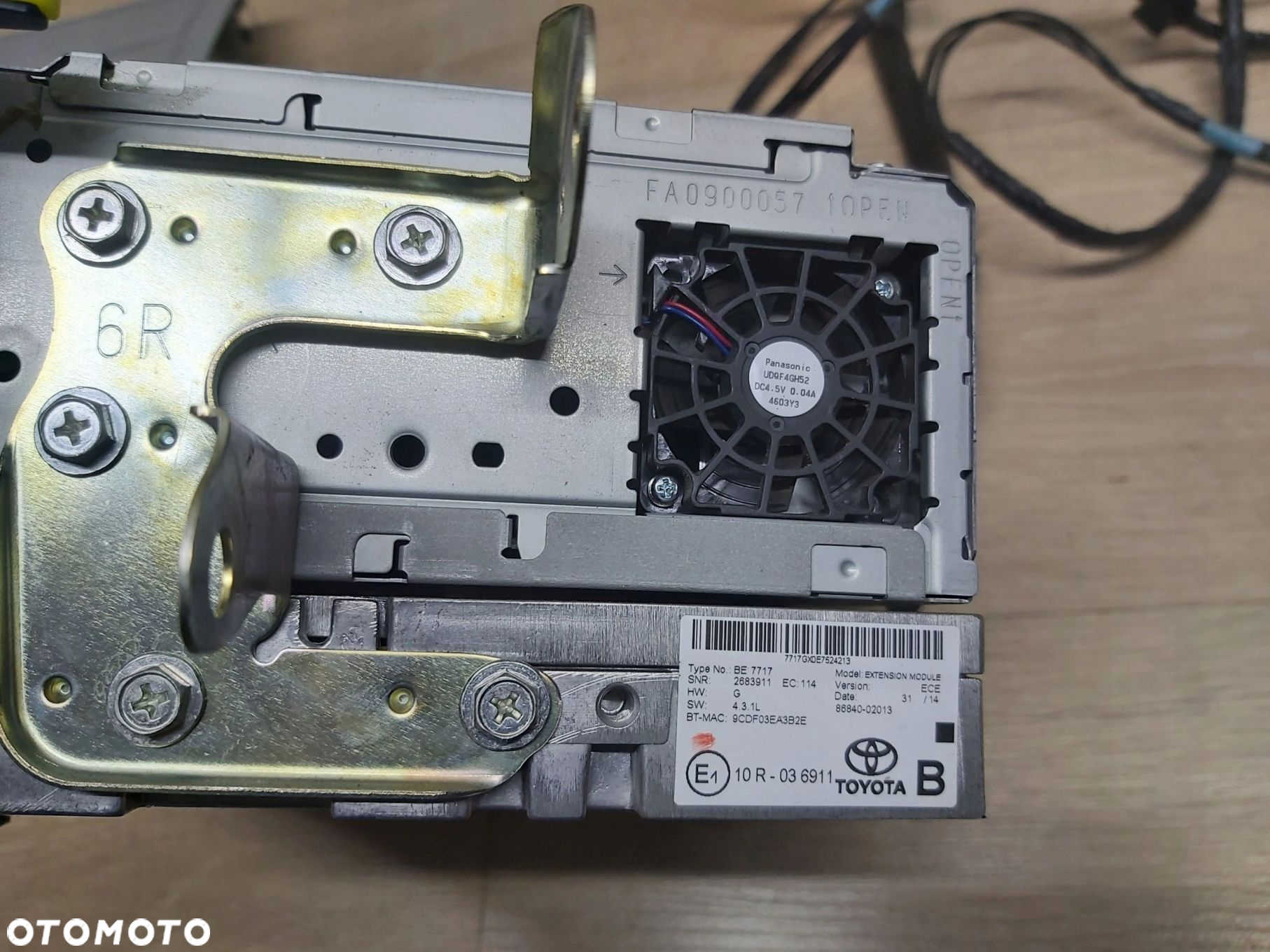 Toyota VERSO Lift 09 - 18 r radio nawigacja moduł GPS antena 86140-0F060 - 4