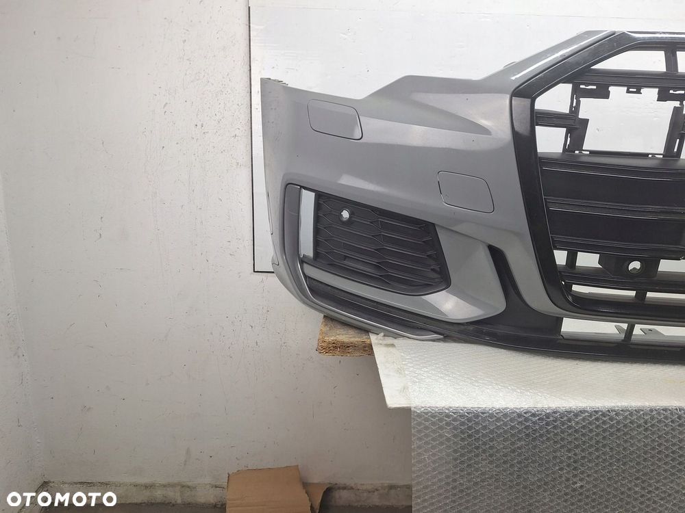 ZDERZAK AUDI S6 C8 4K 4K0 2019-2024 ORYGINAŁ OE ASO GRILL DYFUZOR ATRAPA - 4