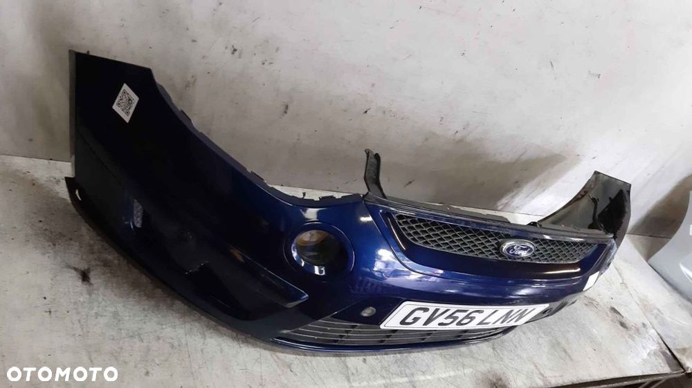 + ZDERZAK PRZÓD PRZEDNI FORD SMAX S-MAX PDC CZUJNIKI NIEBIESKI HALOGENY - 3