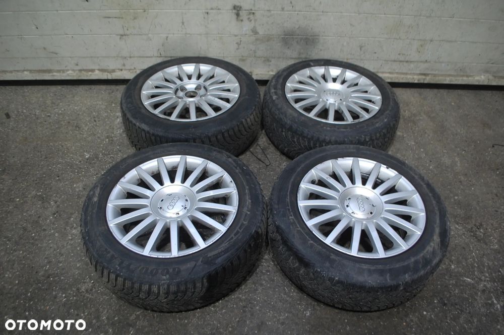 KOŁA FELGI ALUMINIOWE + OPONY 205/60R16 5X112 7J ET42 8E0601025AR AUDI A4 B6 B7 - 1