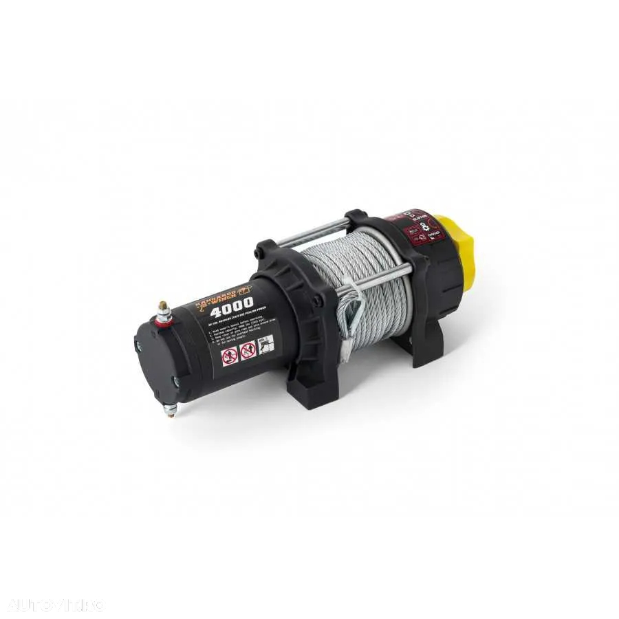 Troliu KANGAROOWINCH K4000 (trage 1814 kg)cablu otel sau sintetic) - 6