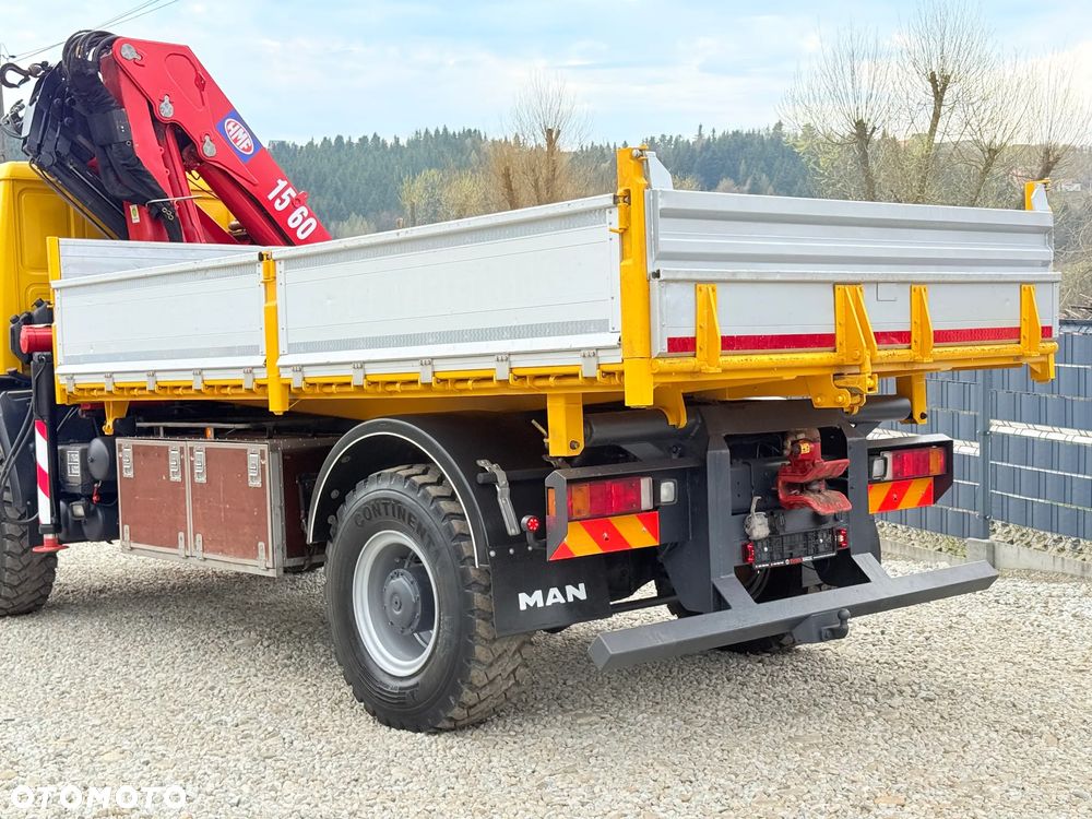 MAN * MAN LE 18.280 * HDS HMF 1560 * Kiper Wywrotka * 4x4 * Sprowadzony * Energetyka * - 12