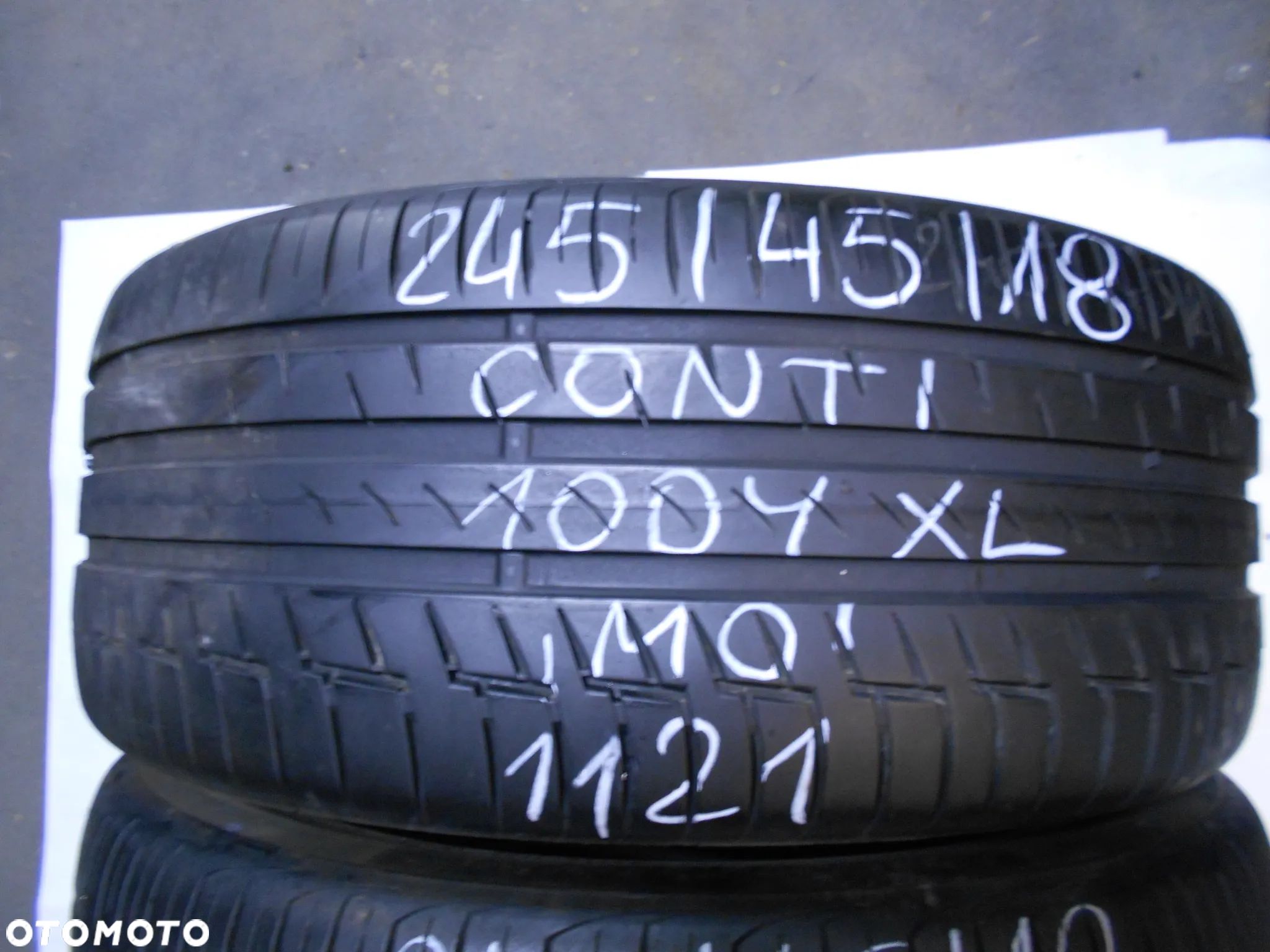 OPONA POJEDYNKA 245/45R18 CONTINENTAL PREMIUM CONTACT 6 XL MO DOT 1121 7.2MM - 1