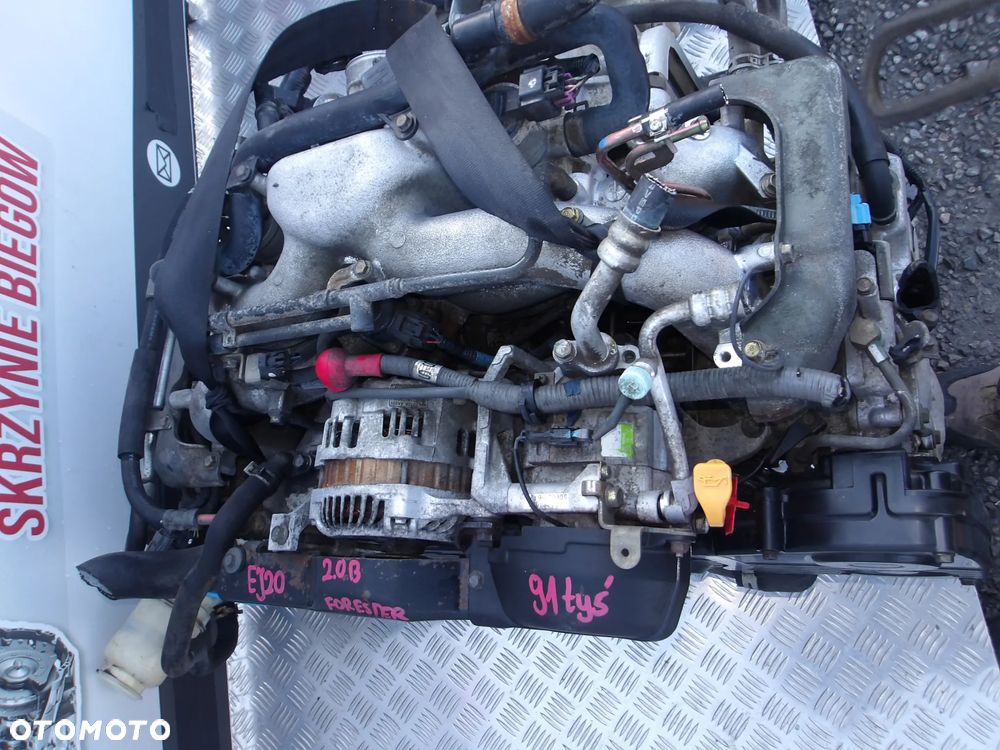 SILNIK KOMPLETNY SUBARU FORESTER 2.0 16V EJ204 06r. 158KM 91 TYS - 2