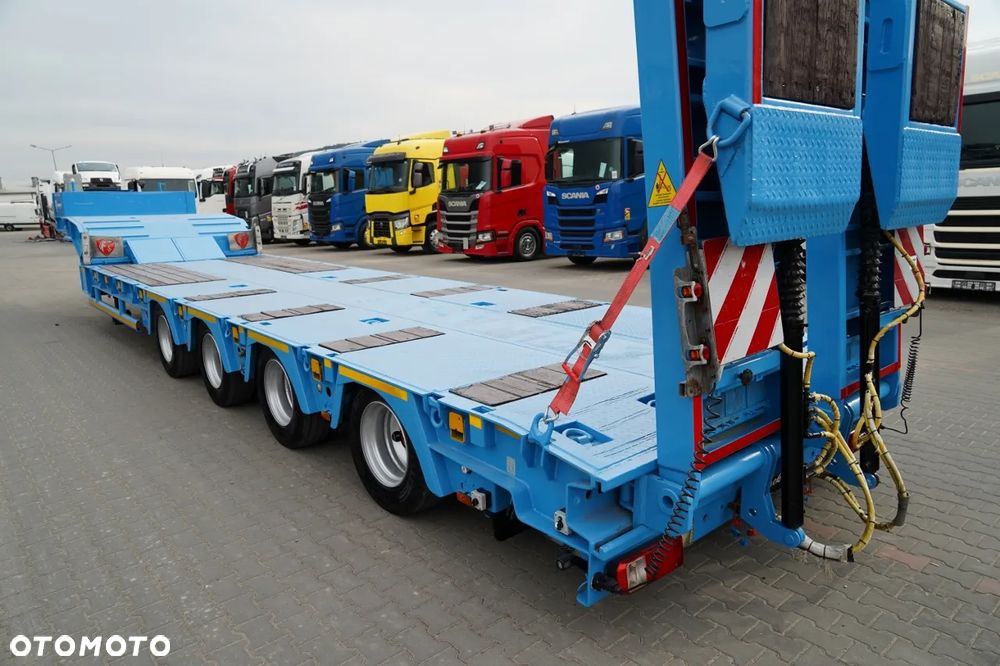 Inny KOMODO / KMD4 / NACZEPA LAWETA / NISKOPODWOZIE / OSIE SKRĘTNE / OŚ PODNOSZONA / NAJAZDY HYDRAULICZNE / - 13