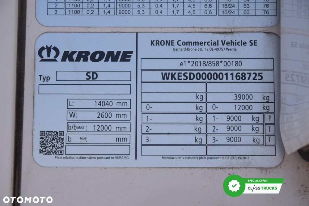 Krone SDR Cool Liner FP 60 ThermoKing SLXi 300 - 15