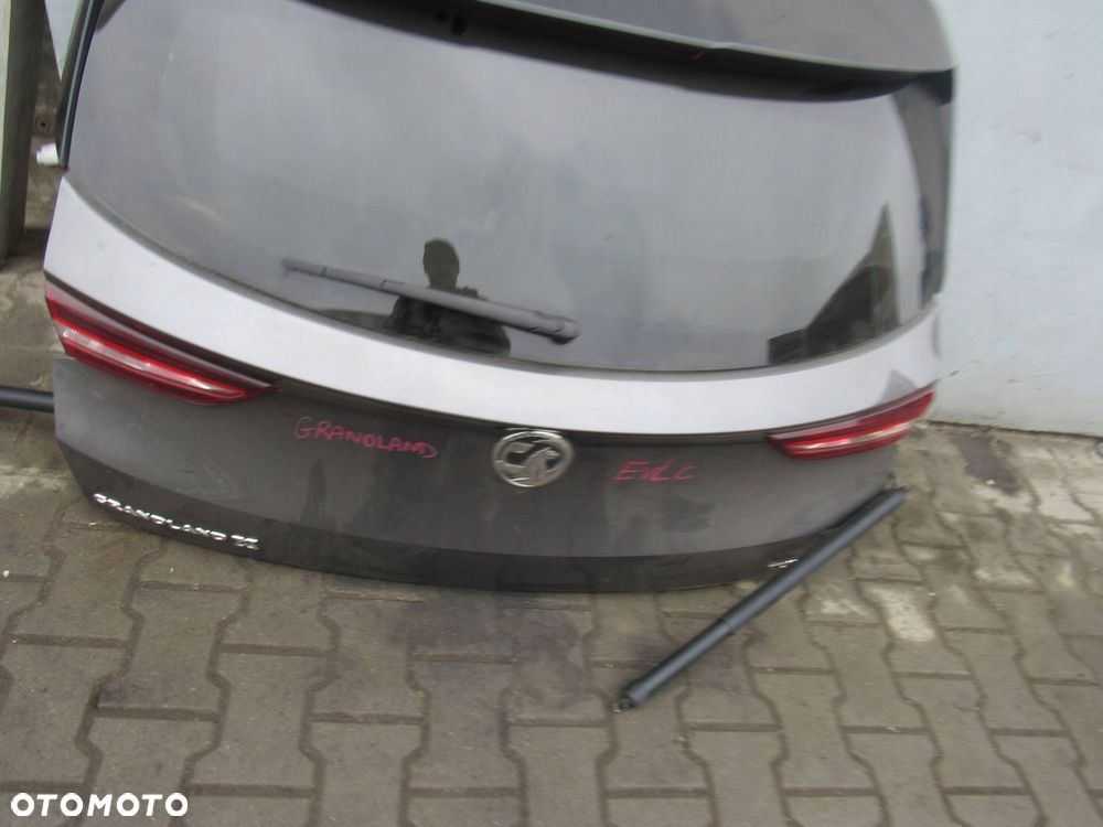 KLAPA BAGAŻNIKA Opel GRANDLAND X 2017 TYŁ EVLC - 5